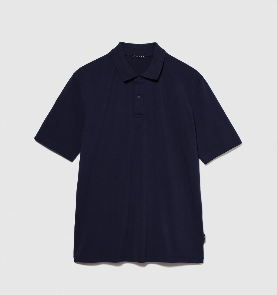 Regular fit polo - men's polos - Dark Blue | Sisley image number 6